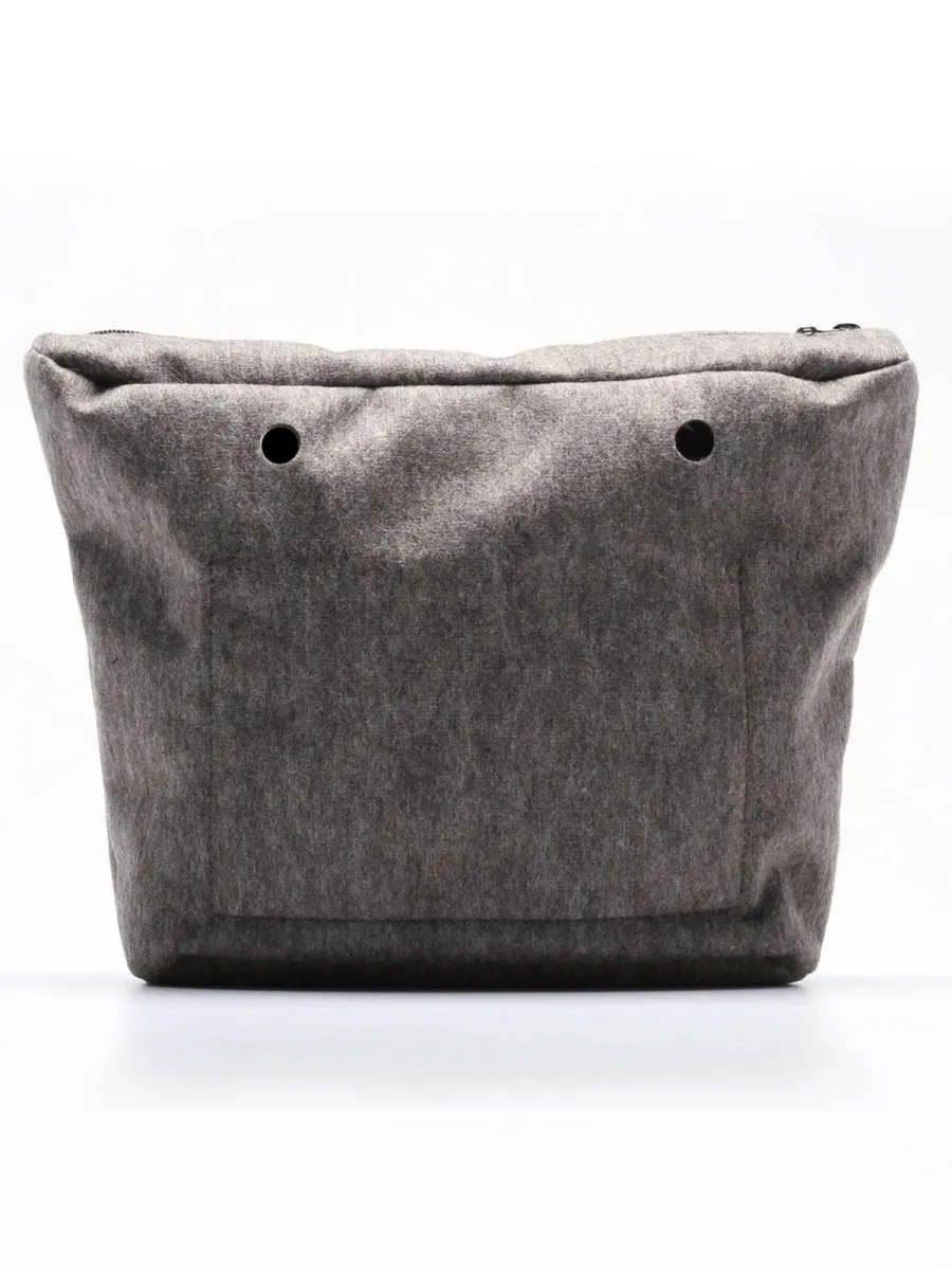 O bag classic inner felt grey