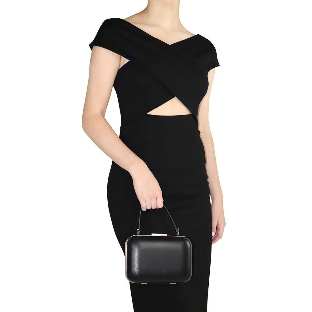 Olga Berg Ruby Top Handle - Black