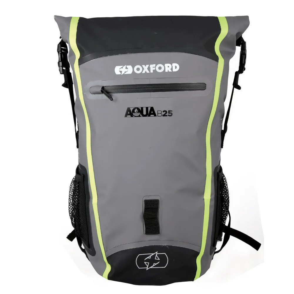 Oxford Aqua B 25 Hydro Backpack Black Grey Fluo