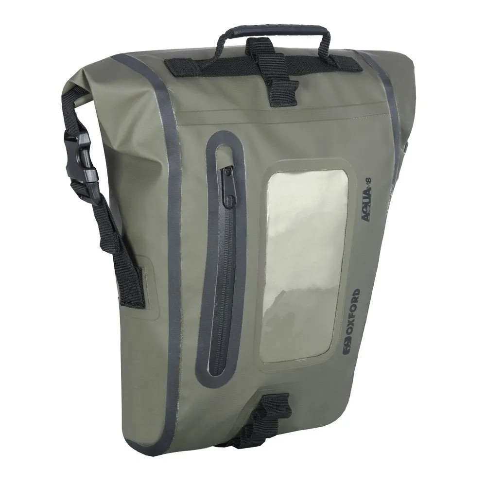 Oxford Aqua M8 Tank Bag Khaki Black