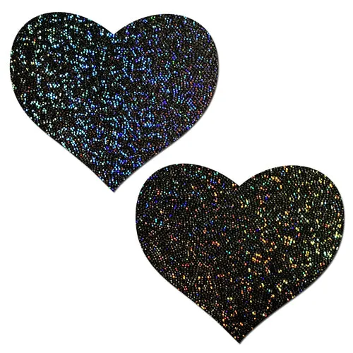 PASTEASE GLITTER HEART BLACK