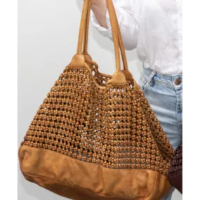 Pebbly Leather Bag