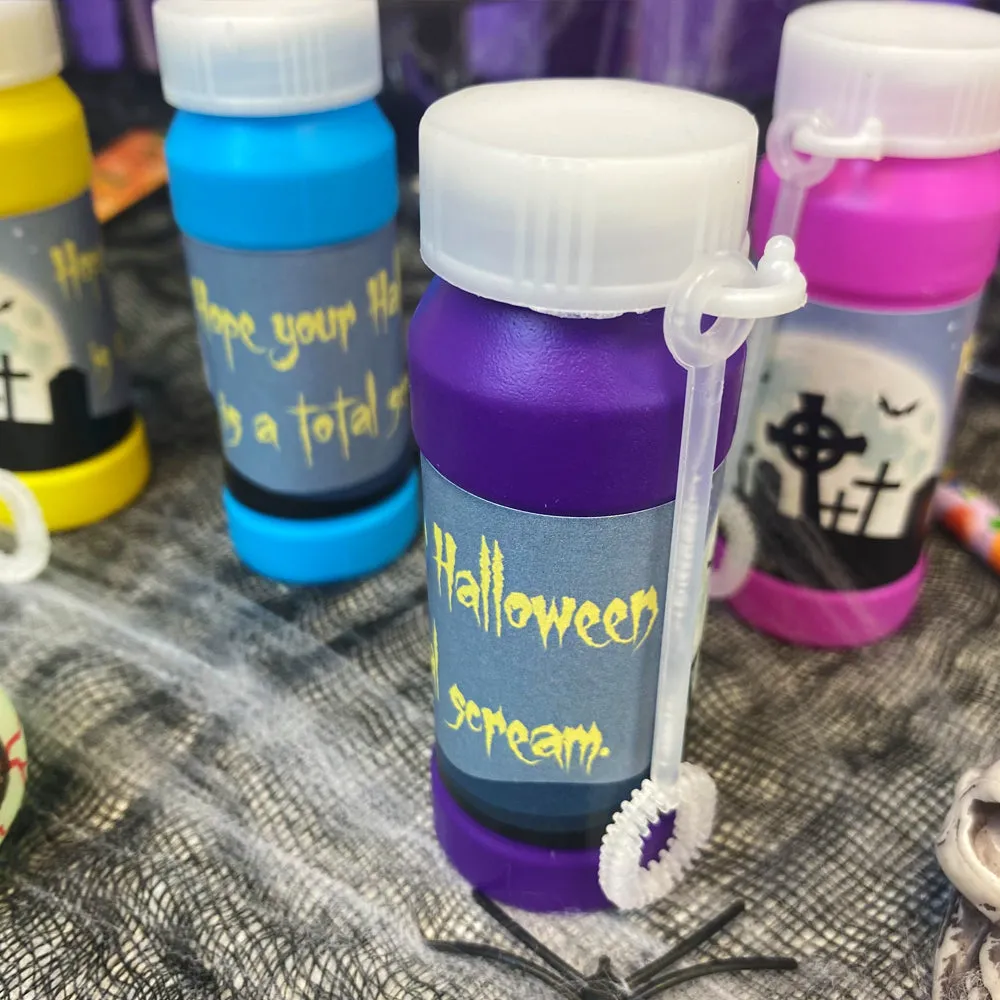 Personalised Bubbles - Haunted Graveyard - Pack of 8