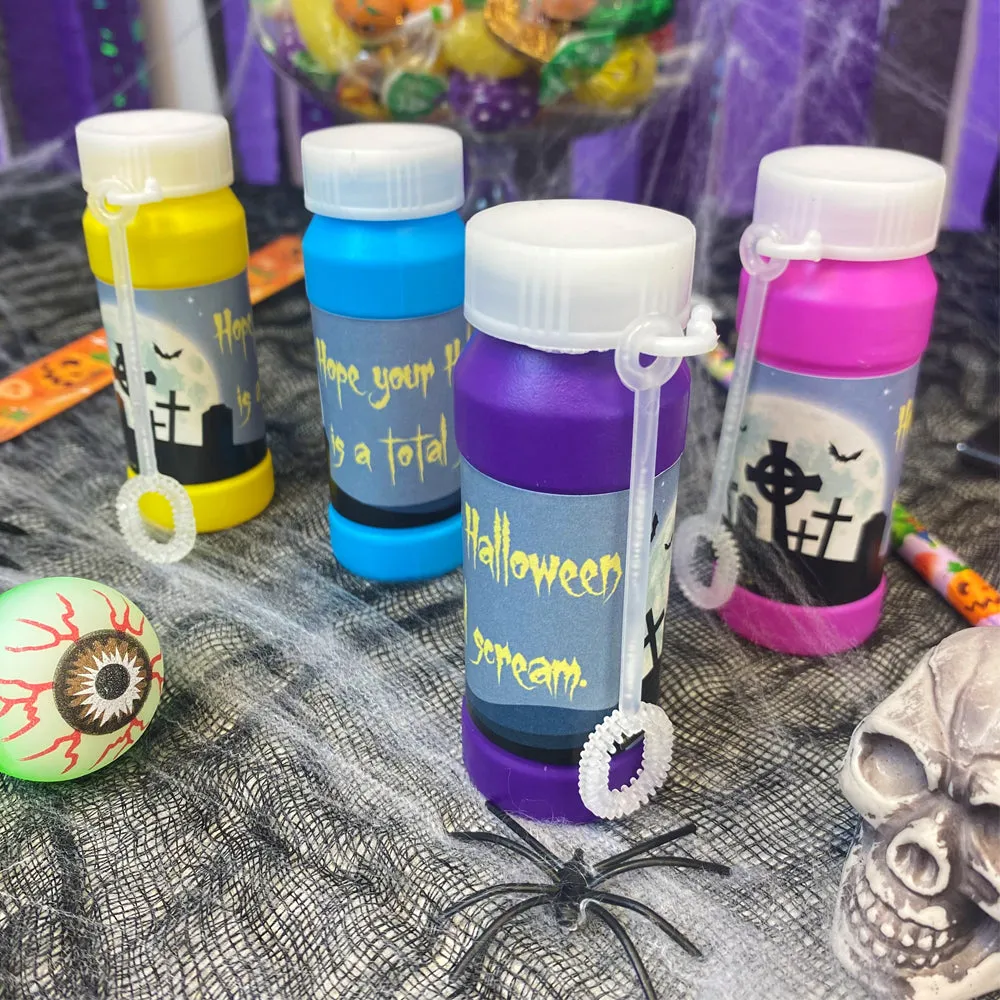 Personalised Bubbles - Haunted Graveyard - Pack of 8