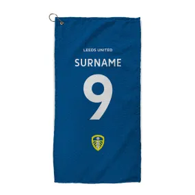 Personalised Leeds United FC Shirt Golf Towel