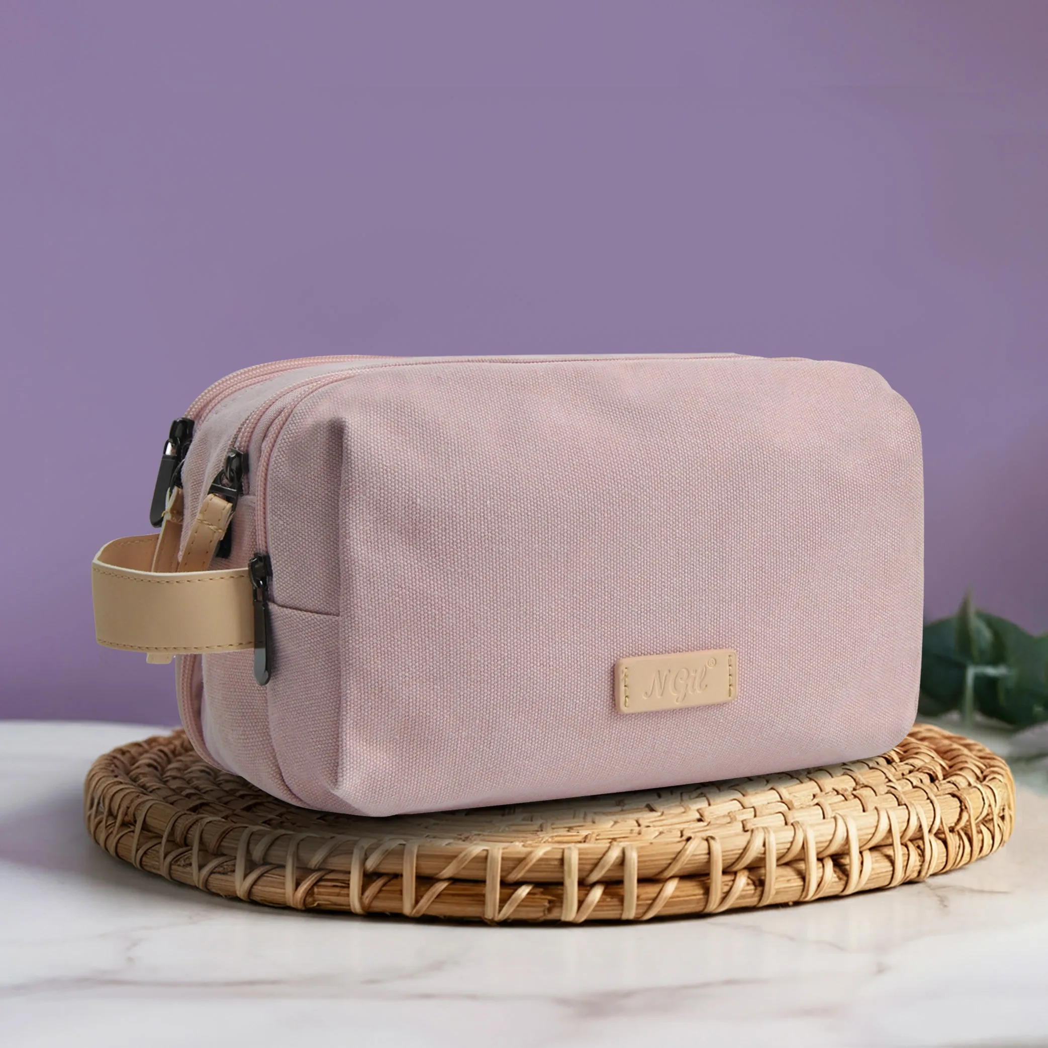 Pink NGIL Traveling Toiletry Bag