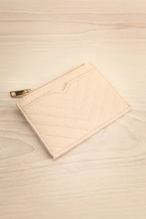 Plymouth Beige | Chevron Card Holder