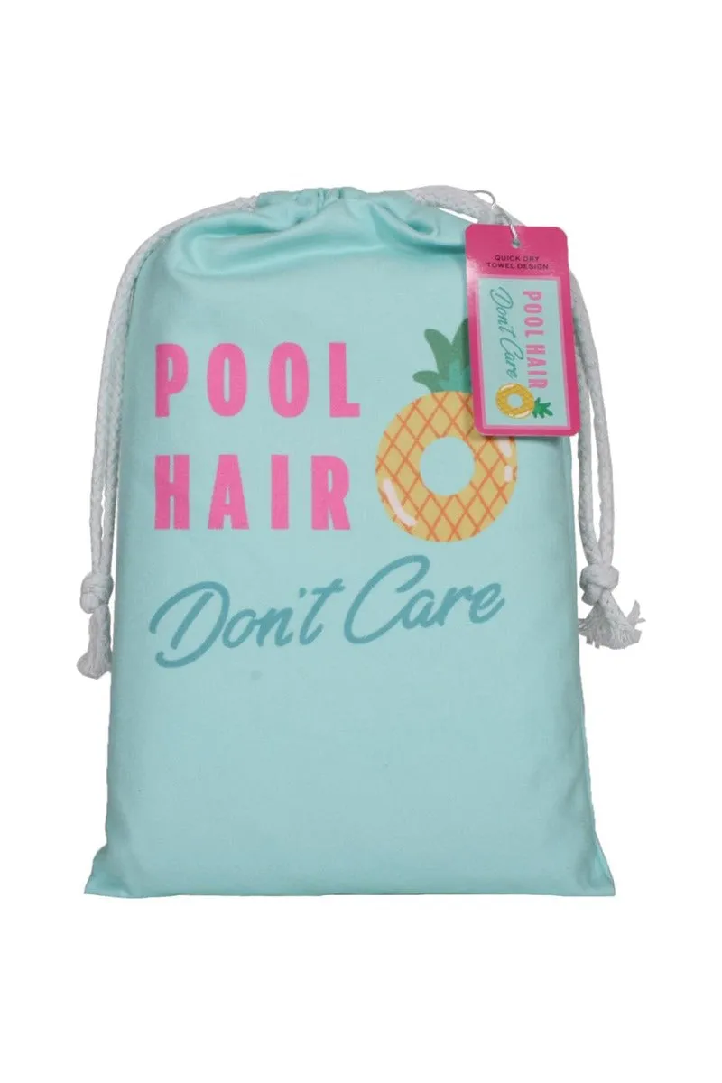 Pool Hair Don't Care Quick Dry Beach Towels