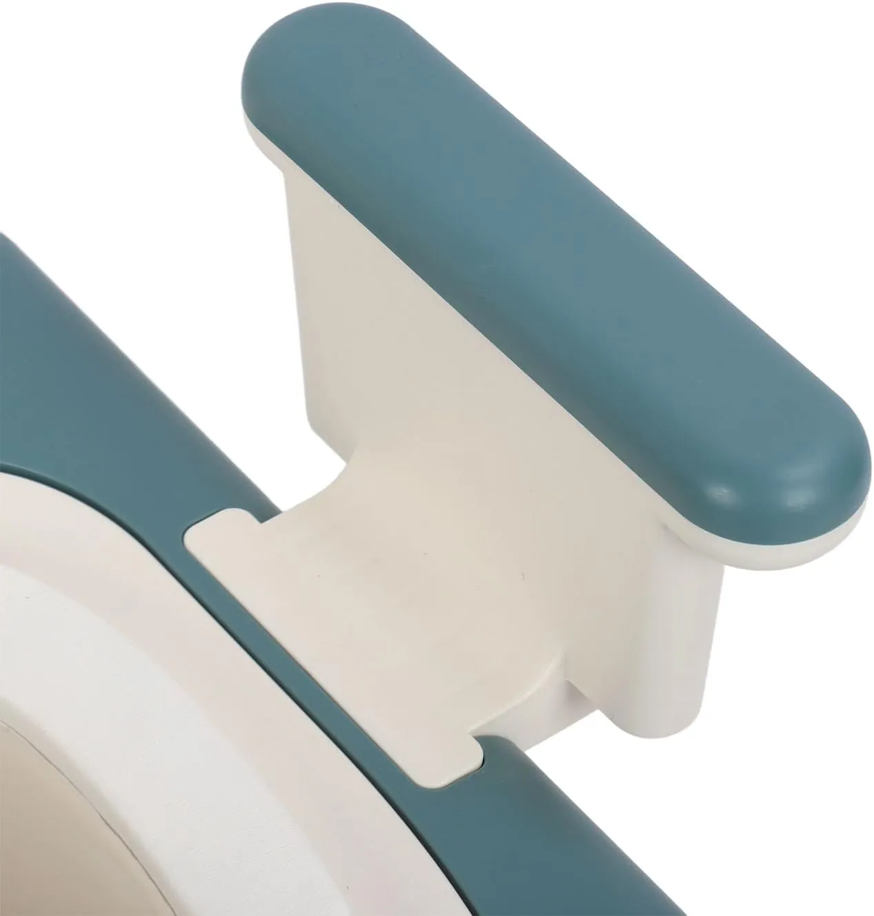 Portable Bedside Commode Toilet with Armrest – Foldable Raised Toilet Seat for Seniors & Adults