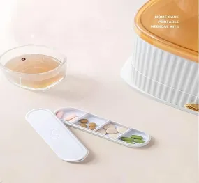 Portable Multi-Purpose Medicine Box Dc-506 Transparent