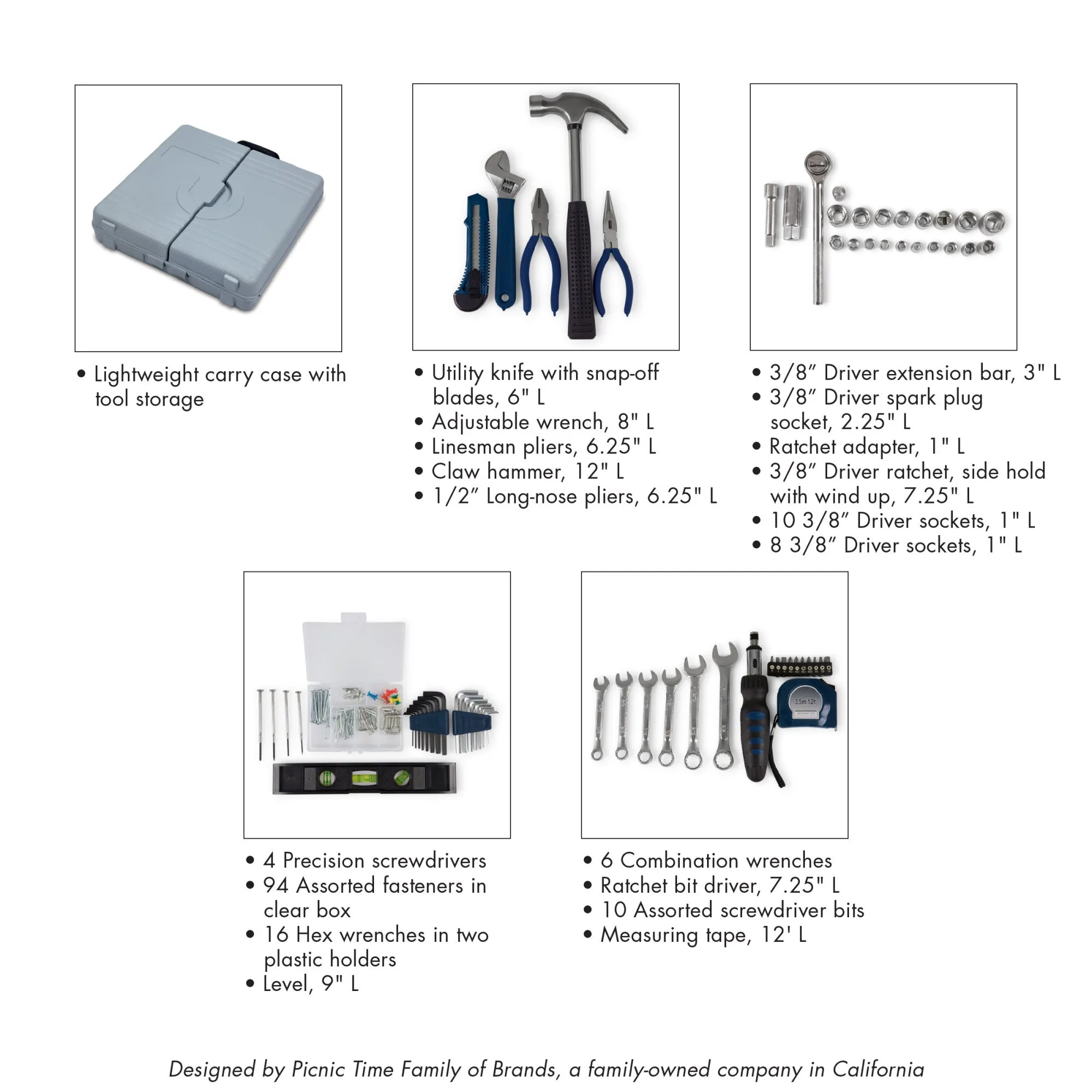 Professional 150-Piece Tool Kit