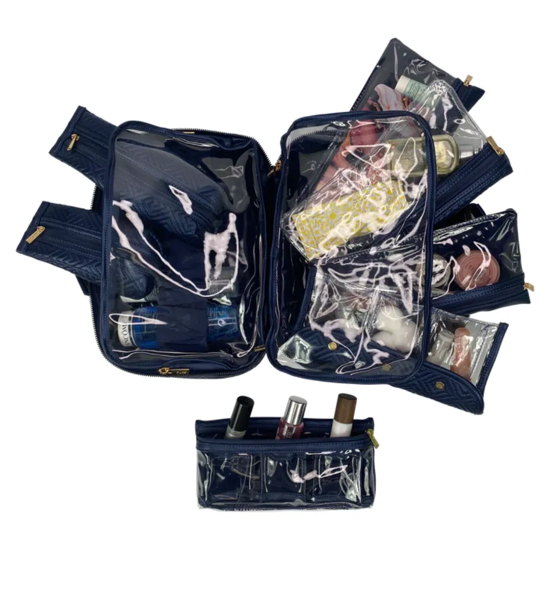 Pursen Amour Travel Case Greek Navy