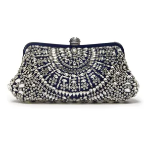 Rinna Handbag in New Navy Crystal Sparkle