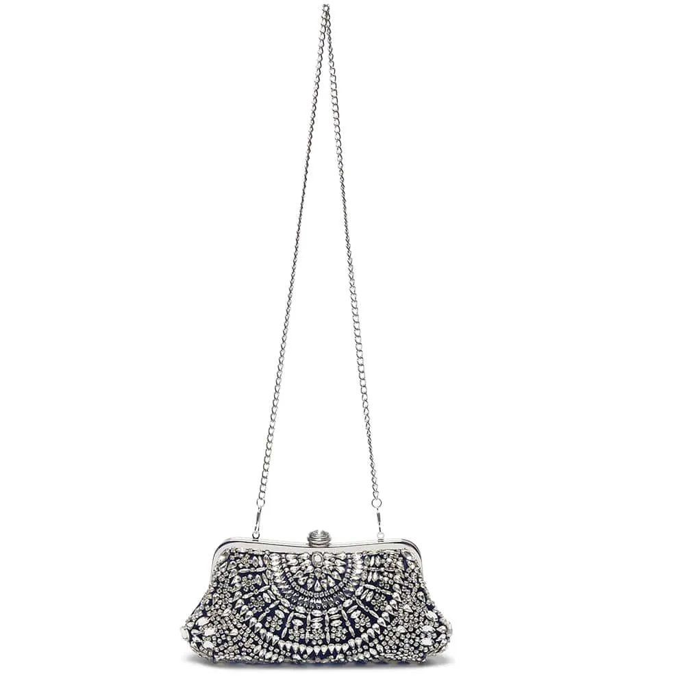 Rinna Handbag in New Navy Crystal Sparkle