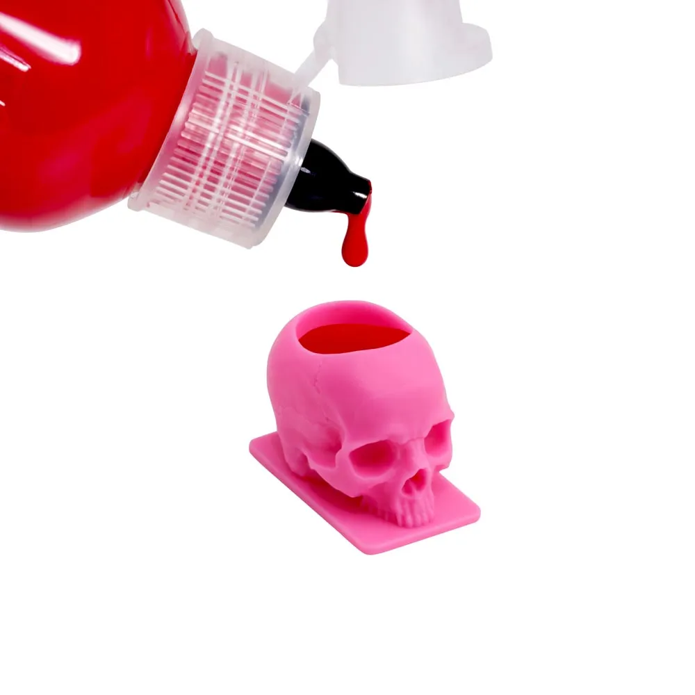 Saferly Skull Ink Caps — Size #16 (Large) — Bag of 200