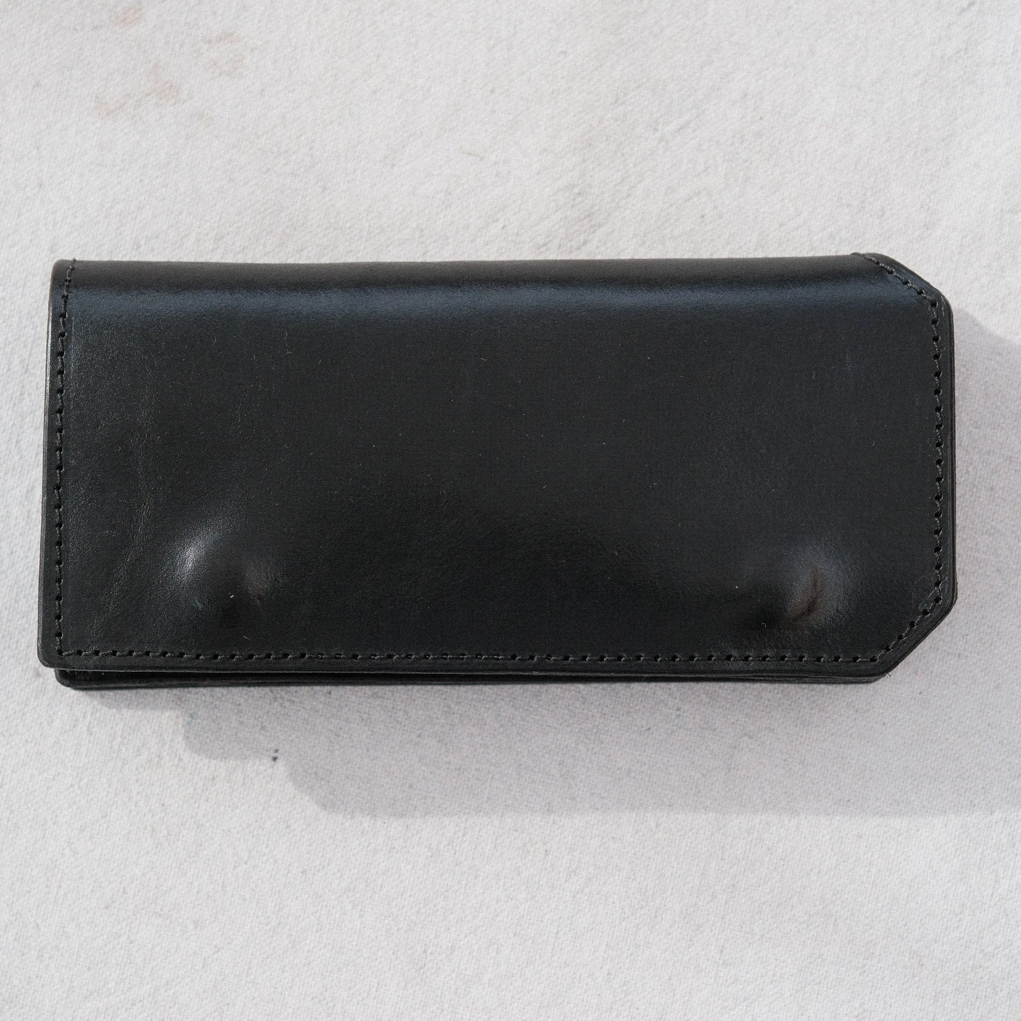 Schaeffer's Garment Hotel SGH Trucker Wallet Black Horsehide