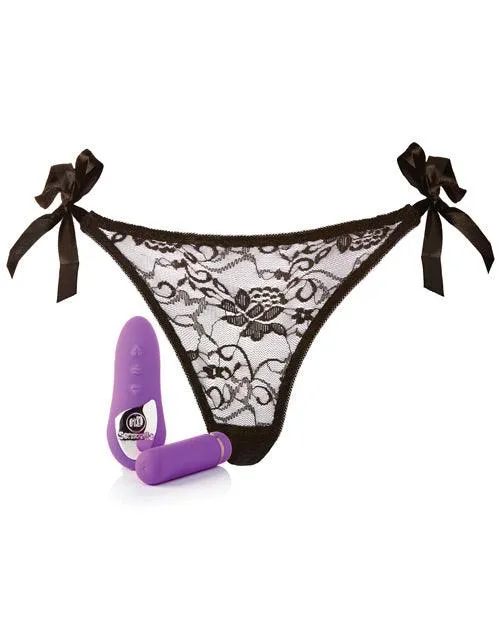 Sensuelle Pleasure Panty Bullet W-remote Control - 15 Function