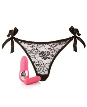 Sensuelle Pleasure Panty Bullet W-remote Control - 15 Function