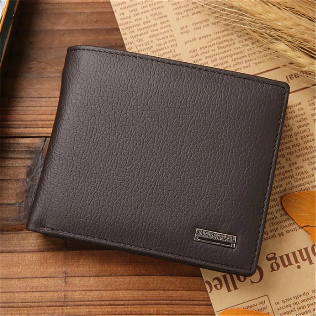 Short Men's Wallet Coin Purse Card Holder Men Carry Coin Purse Id Card Card Package