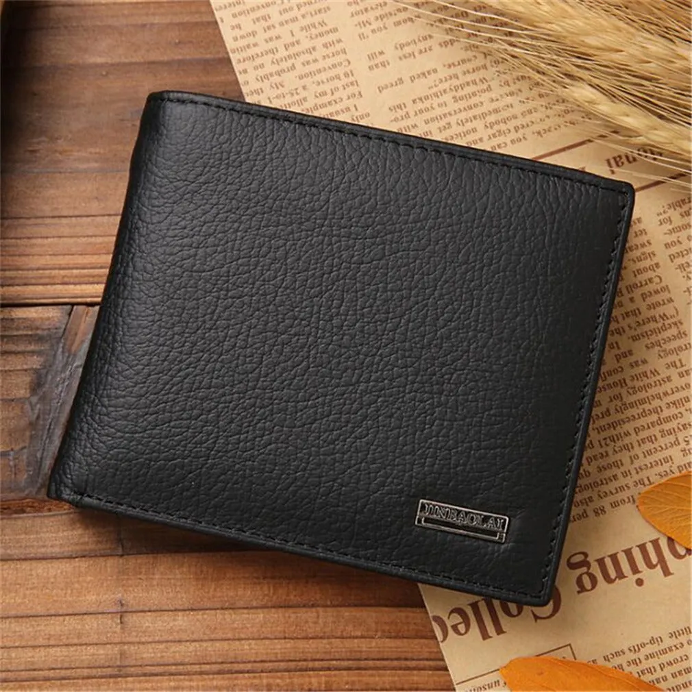 Short Men's Wallet Coin Purse Card Holder Men Carry Coin Purse Id Card Card Package