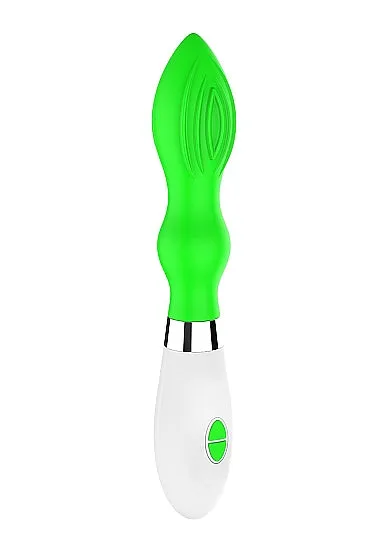 Shots Luminous Astraea Silicone 10 Speed Vibrator - Green