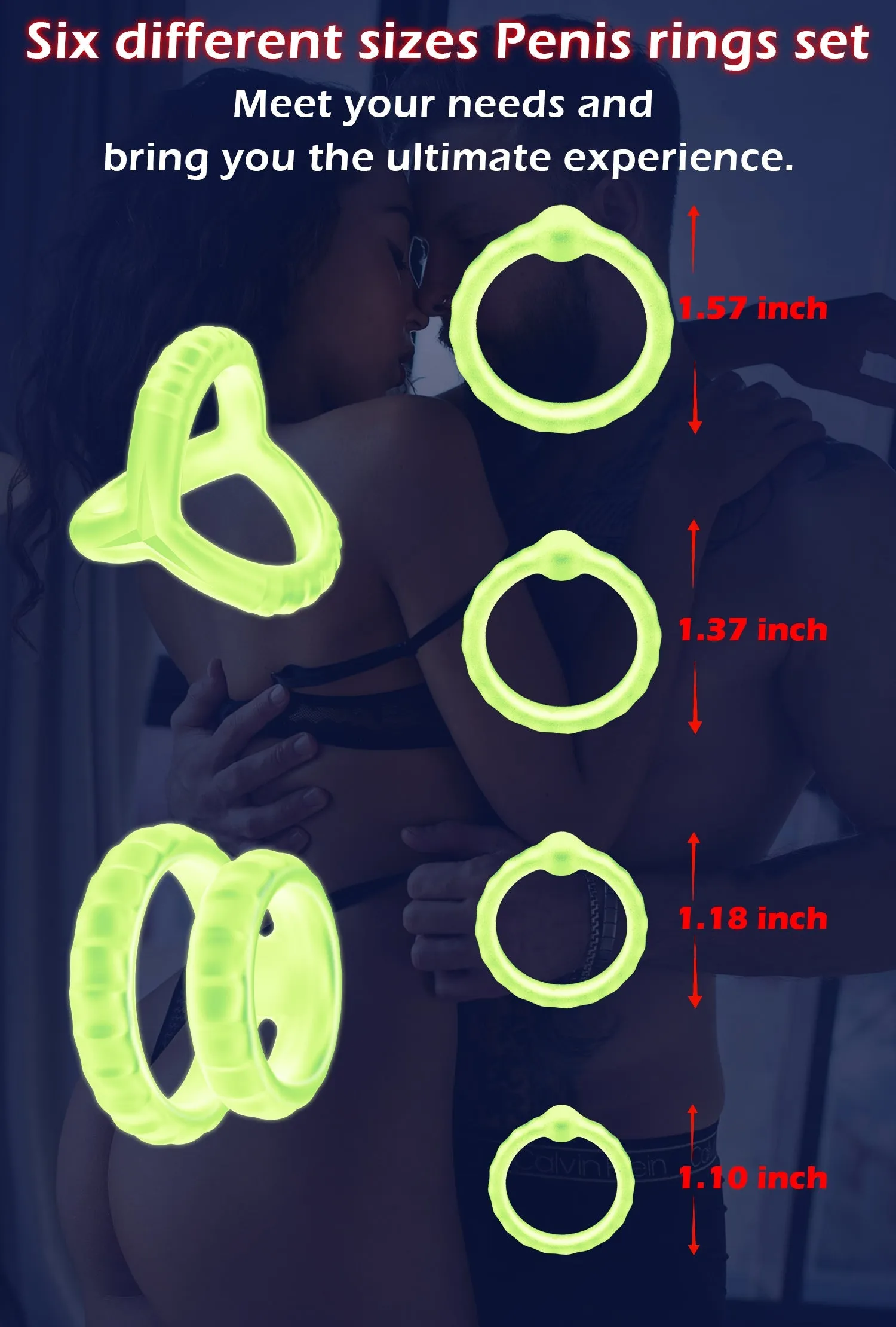 Silicone Cock Ring Set