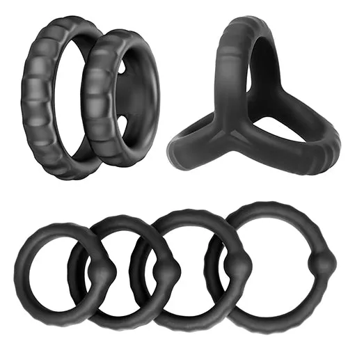 Silicone Cock Ring Set