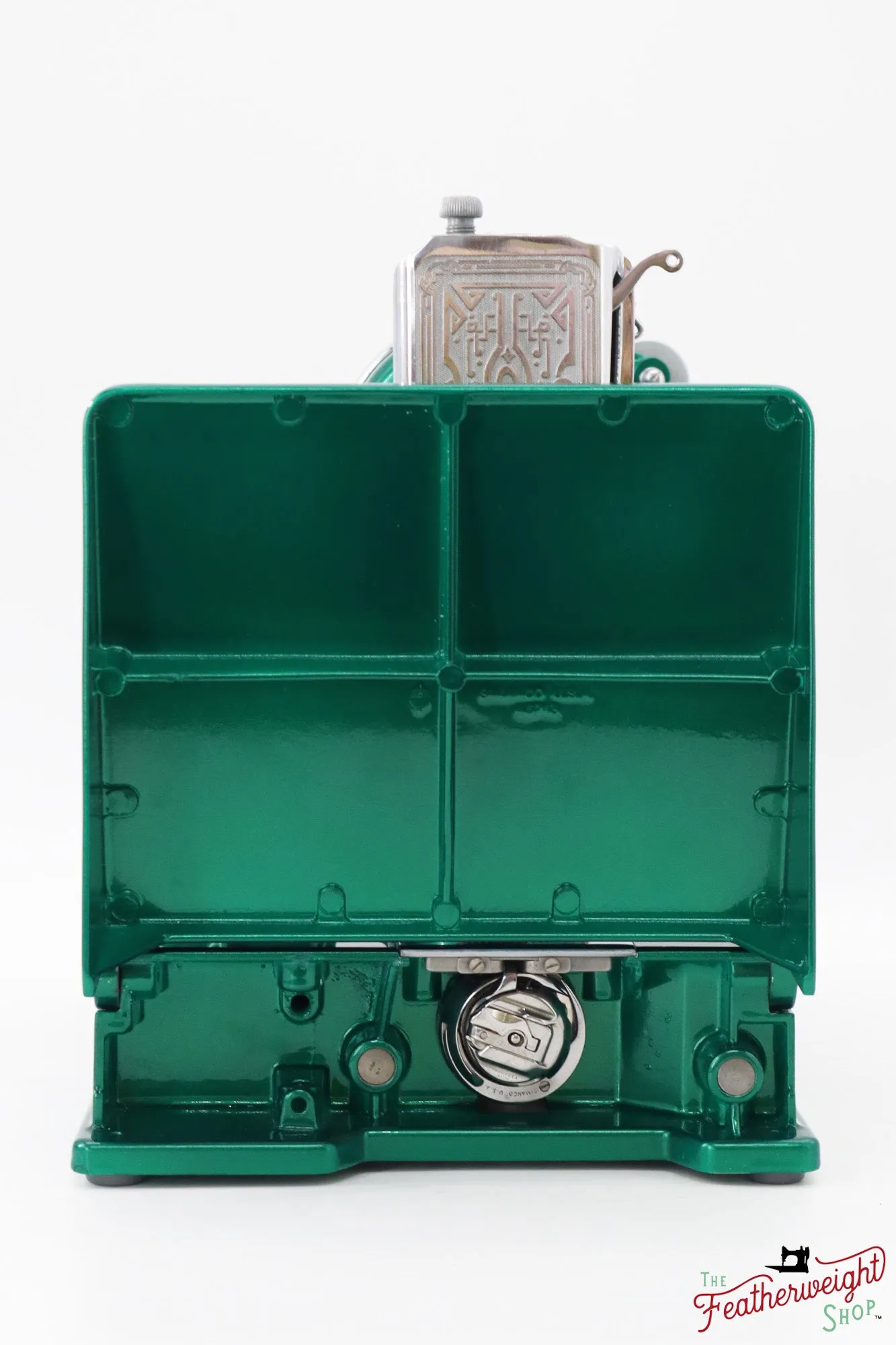 Singer Featherweight 221, AE055*** - Fully Restored in Emerald Green