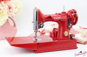 Singer Featherweight 221, AH318*** - Fully Restored in Candy Apple Red