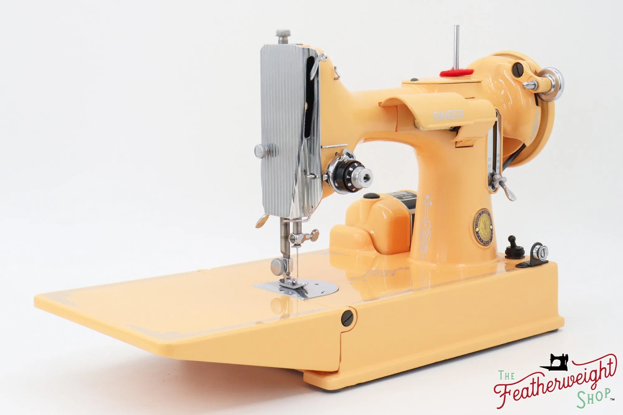 Singer Featherweight 221K, Centennial - EF566*** - Fully Restored in Delightful Apricot