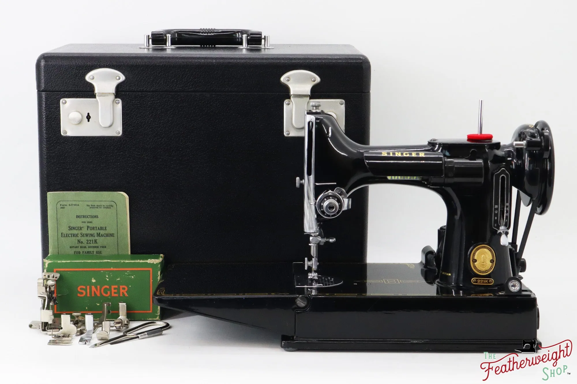 Singer Featherweight 221K Sewing Machine, 1956 - EL5407**