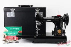 Singer Featherweight 221K Sewing Machine, RED "S" - ES653***