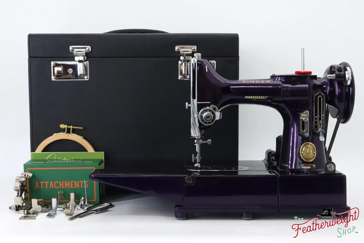 Singer Featherweight 222K - EJ9170** - Fully Restored in Black Iris