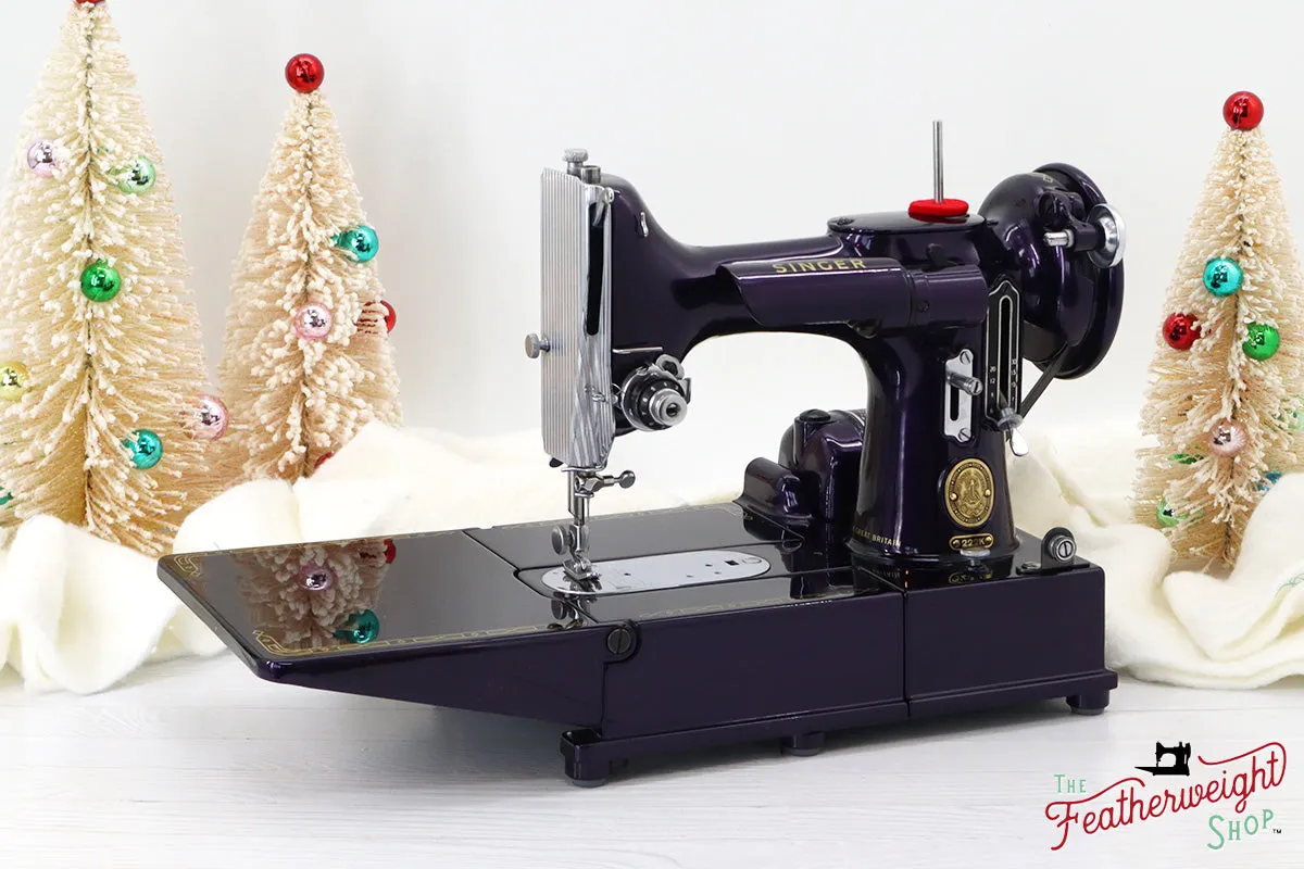 Singer Featherweight 222K - EJ9170** - Fully Restored in Black Iris