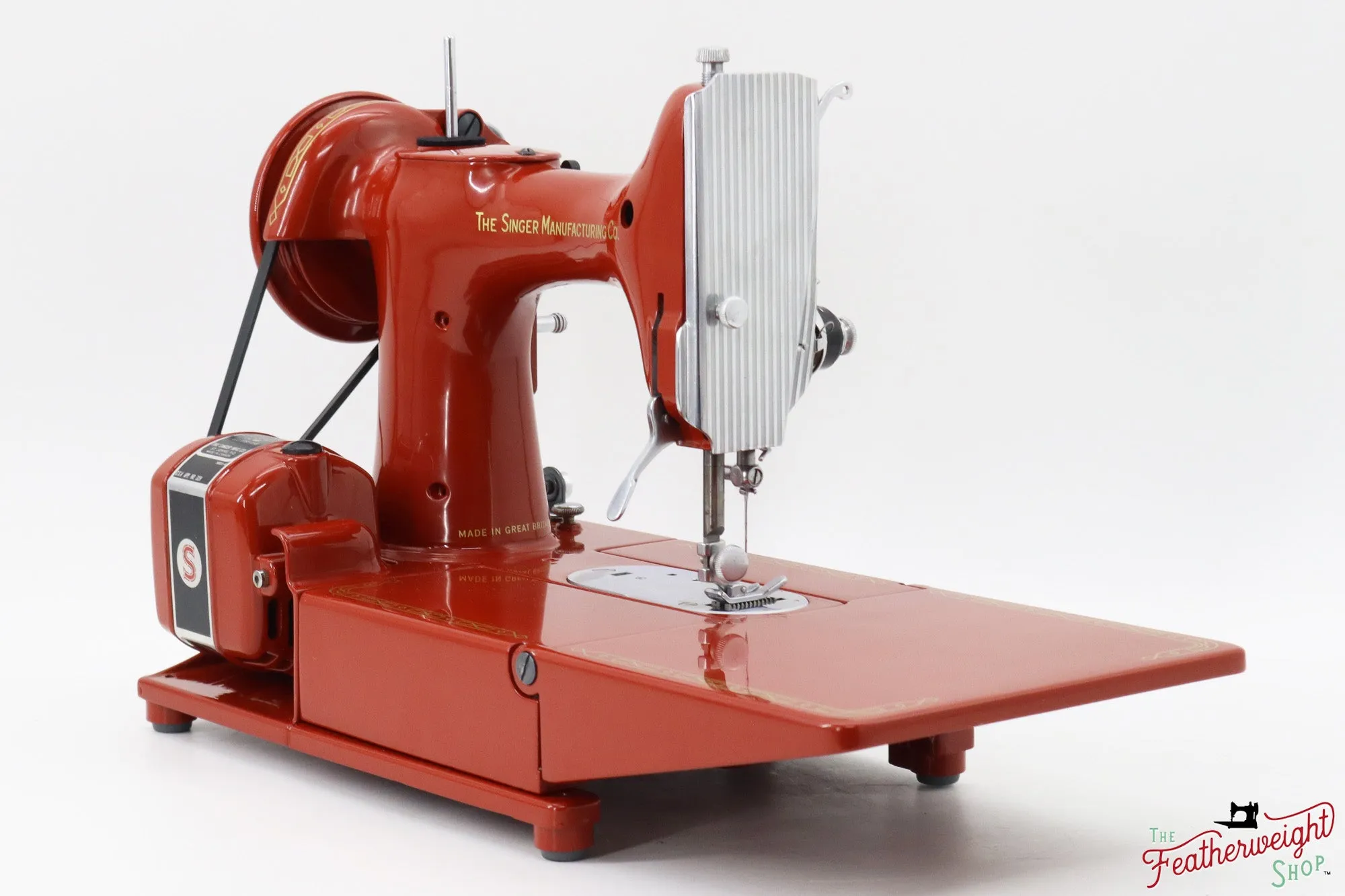 Singer Featherweight 222K - EK6335** - Fully Restored in Brick Red