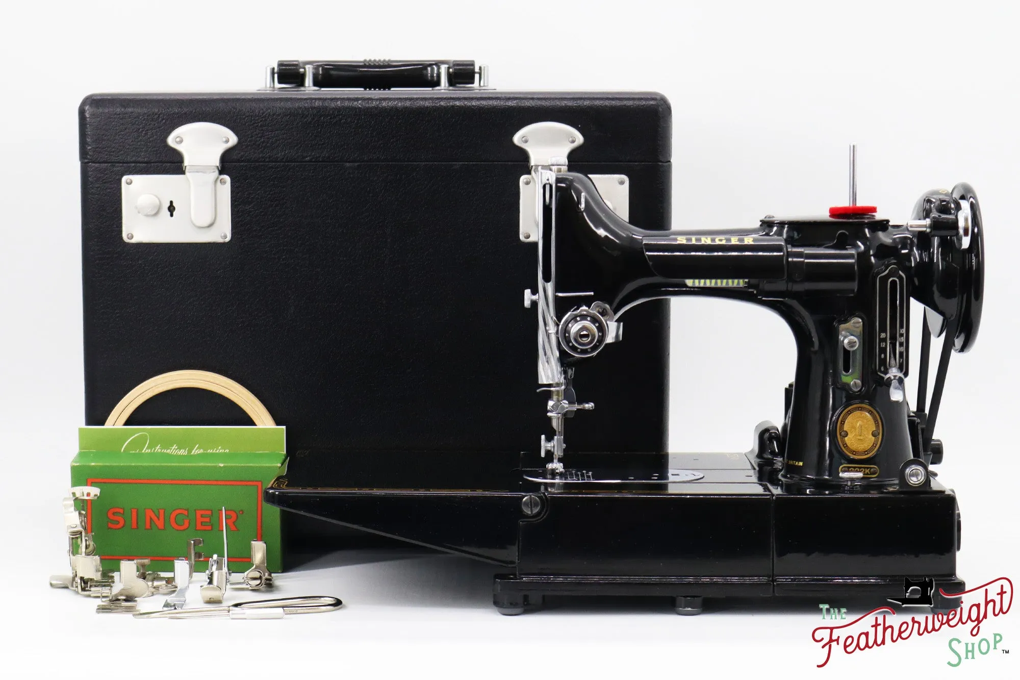 Singer Featherweight 222K Sewing Machine - EJ91308*, 1954