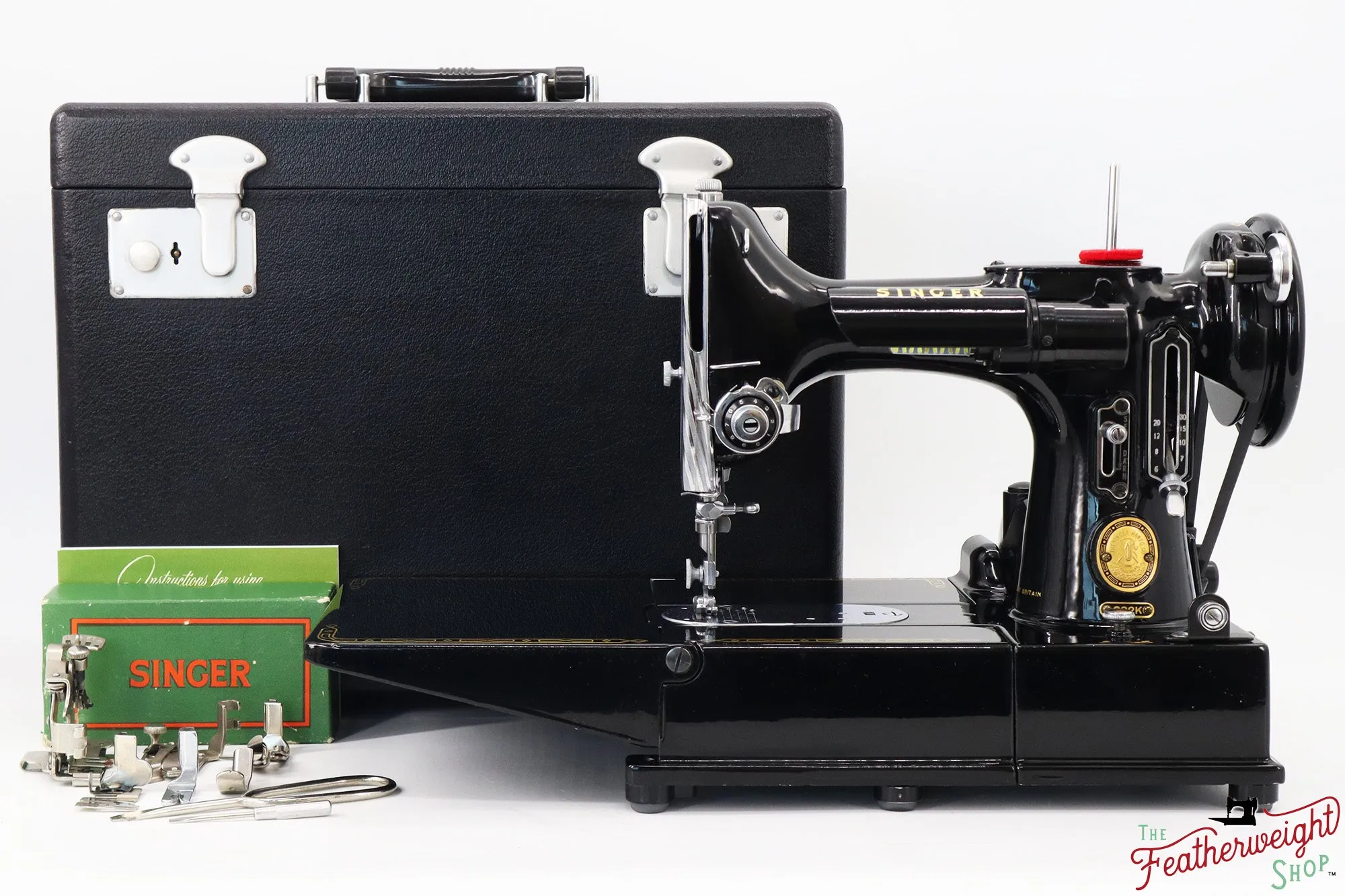 Singer Featherweight 222K Sewing Machine - EK6290**, 1955