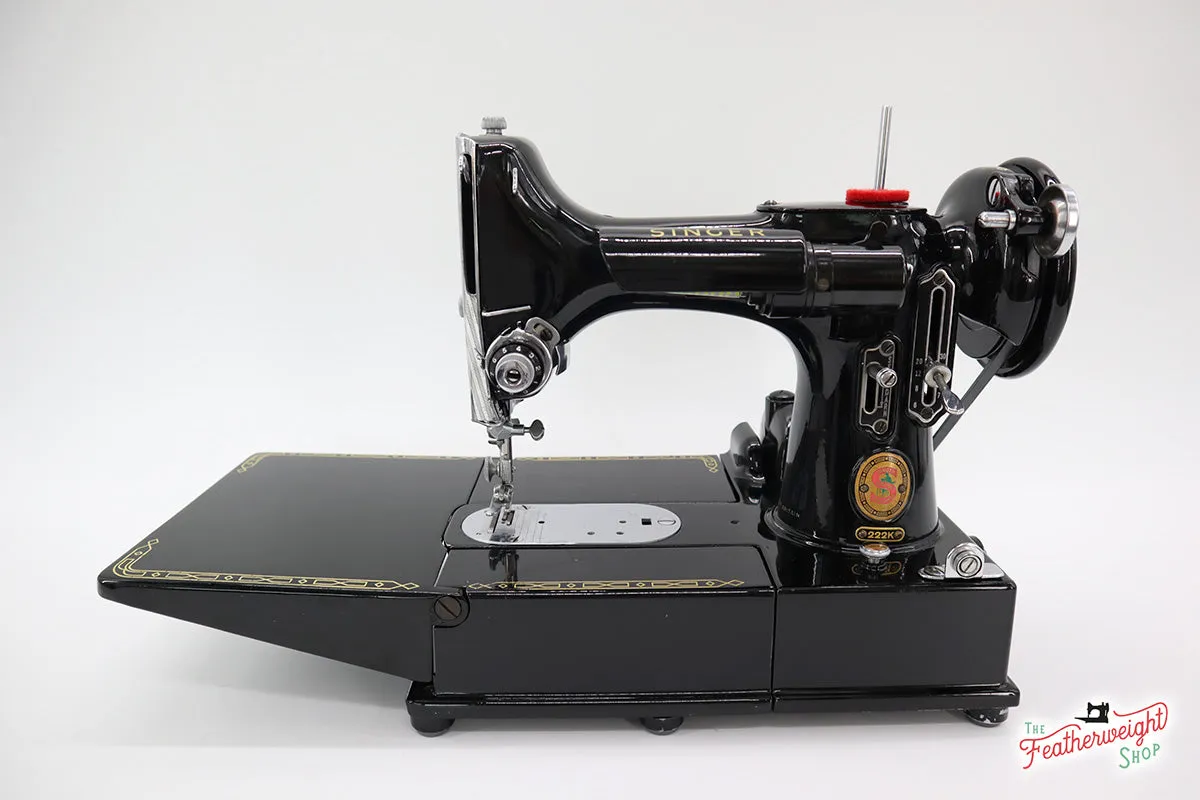 Singer Featherweight 222K Sewing Machine, RED "S" ER0234**