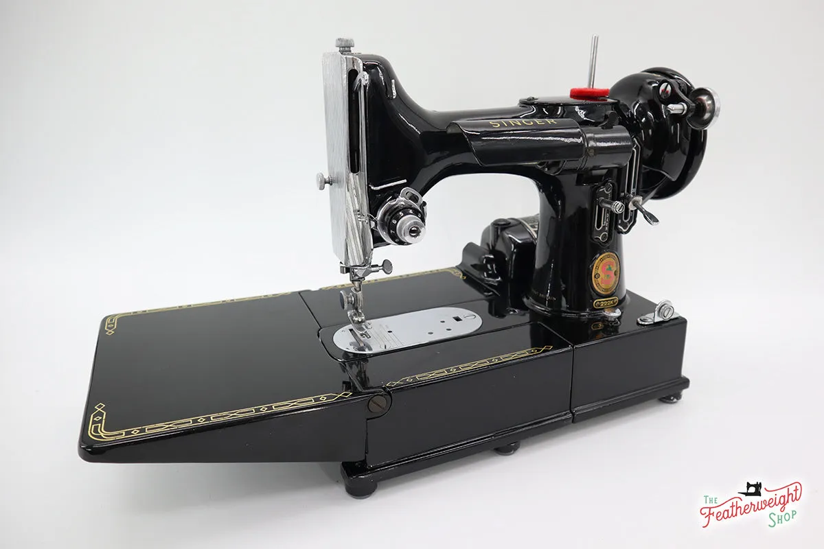 Singer Featherweight 222K Sewing Machine, RED "S" ER0234**