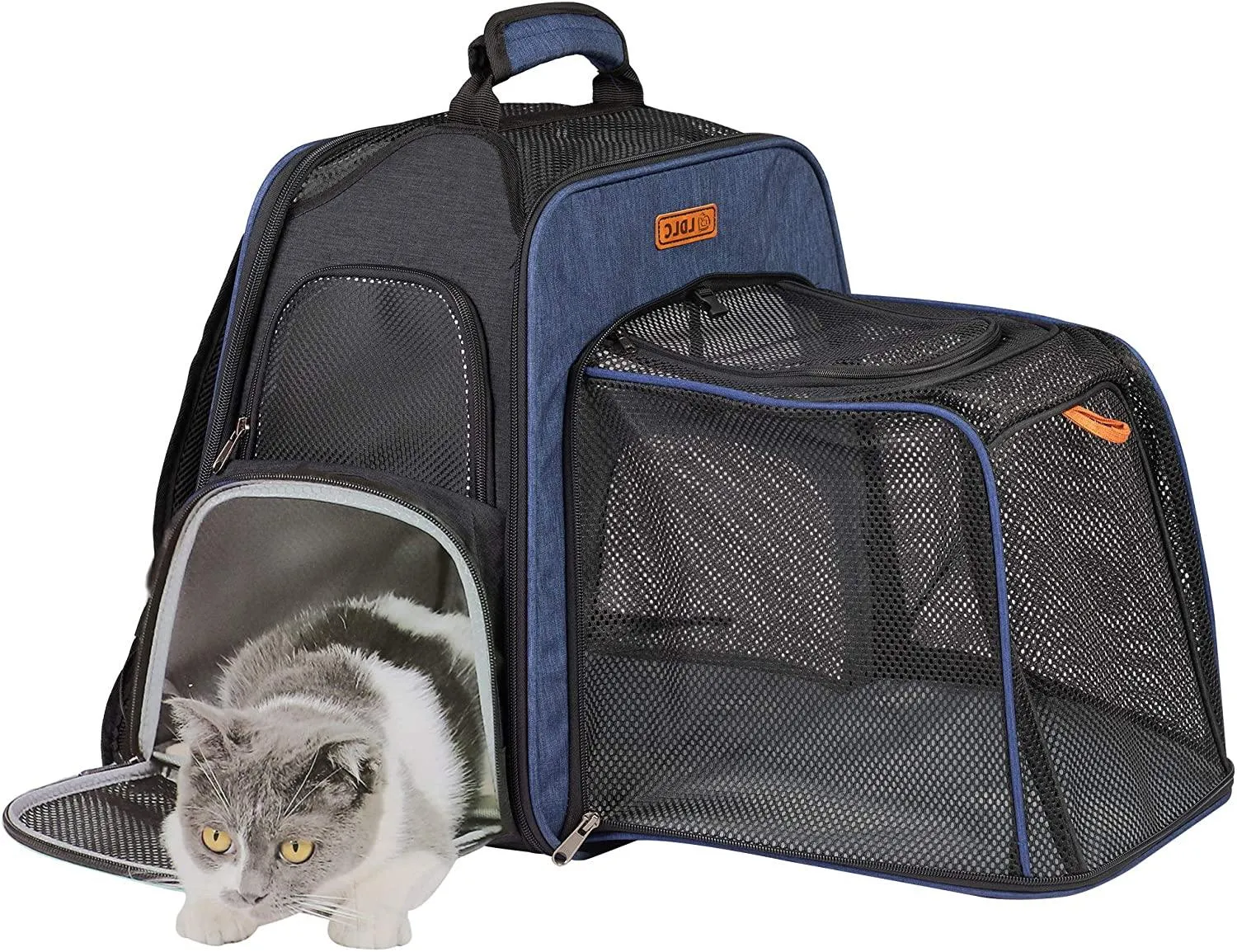 Soft Pet Backpack Carrier for Hiking -16" x 15.5" x 12" (LxHxW)