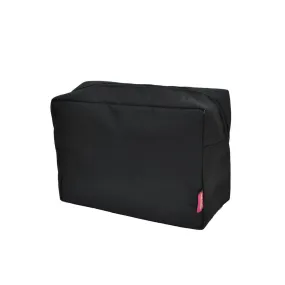 Solid Color Black NGIL Large Cosmetic Travel Pouch