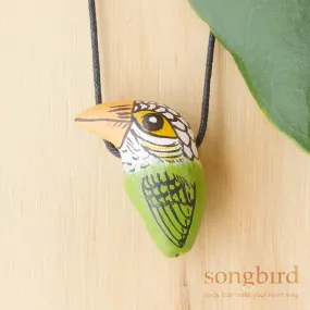 Songbird Whistle Necklaces - Lineated Barbet