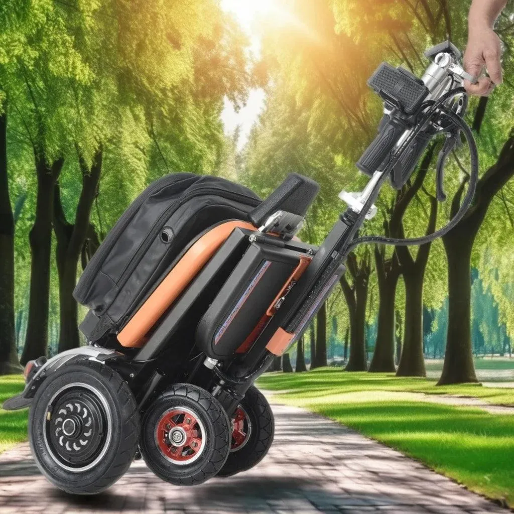 SuperHandy Lightest Foldable 4Wheel Airline Travel Friendly Mobility