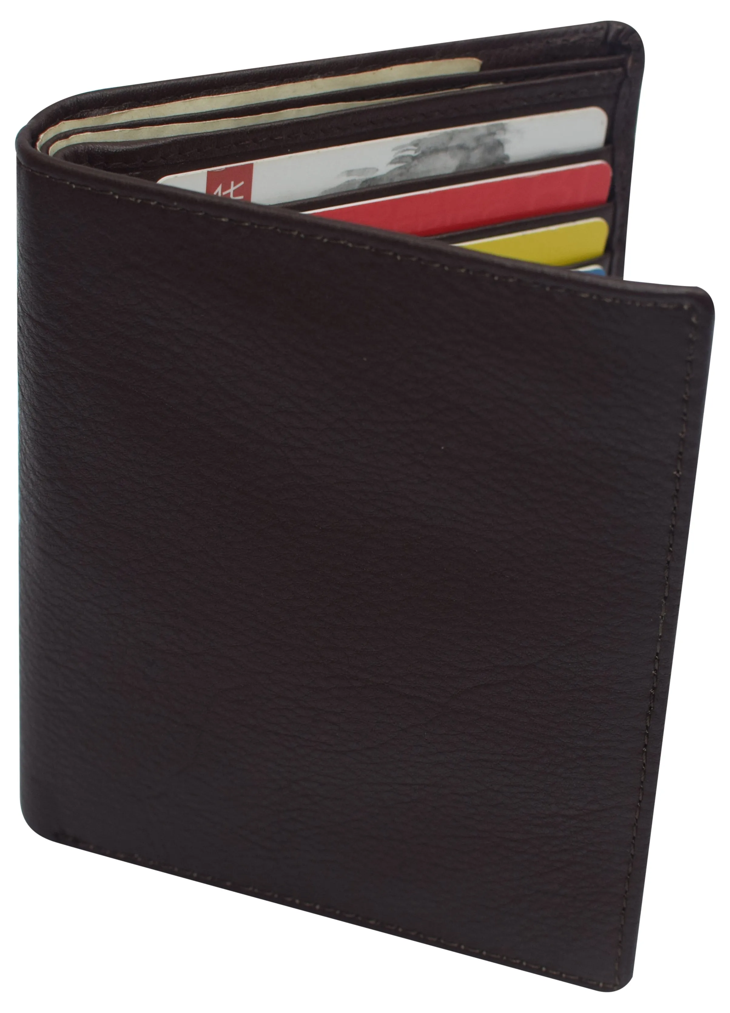 Swiss Marshall RFID Men's Slim Bifold Hipster Premium Leather Euro Wallet RFIDCN2502