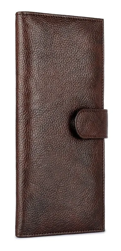 THE CLOWNFISH Combo of 2 Passport Wallets (Tan, Dark Brown)