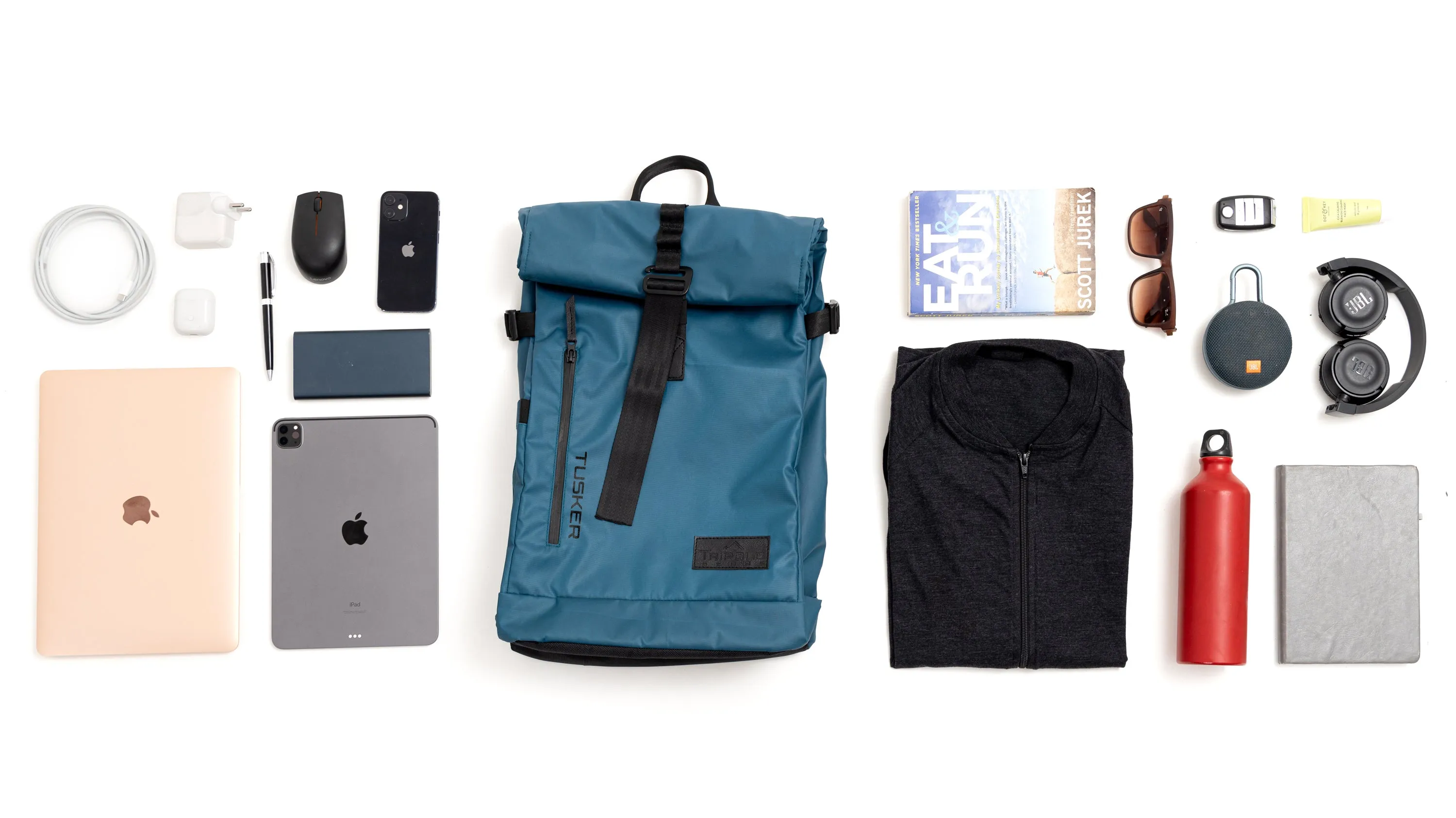 The Commuter Combo | Tusker Roller Top Laptop Backpack