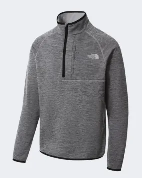 The North Face Canyonlands &#189; Zip Fleece Men Hiking Grey Heather Nf0A5G9W-Dyy