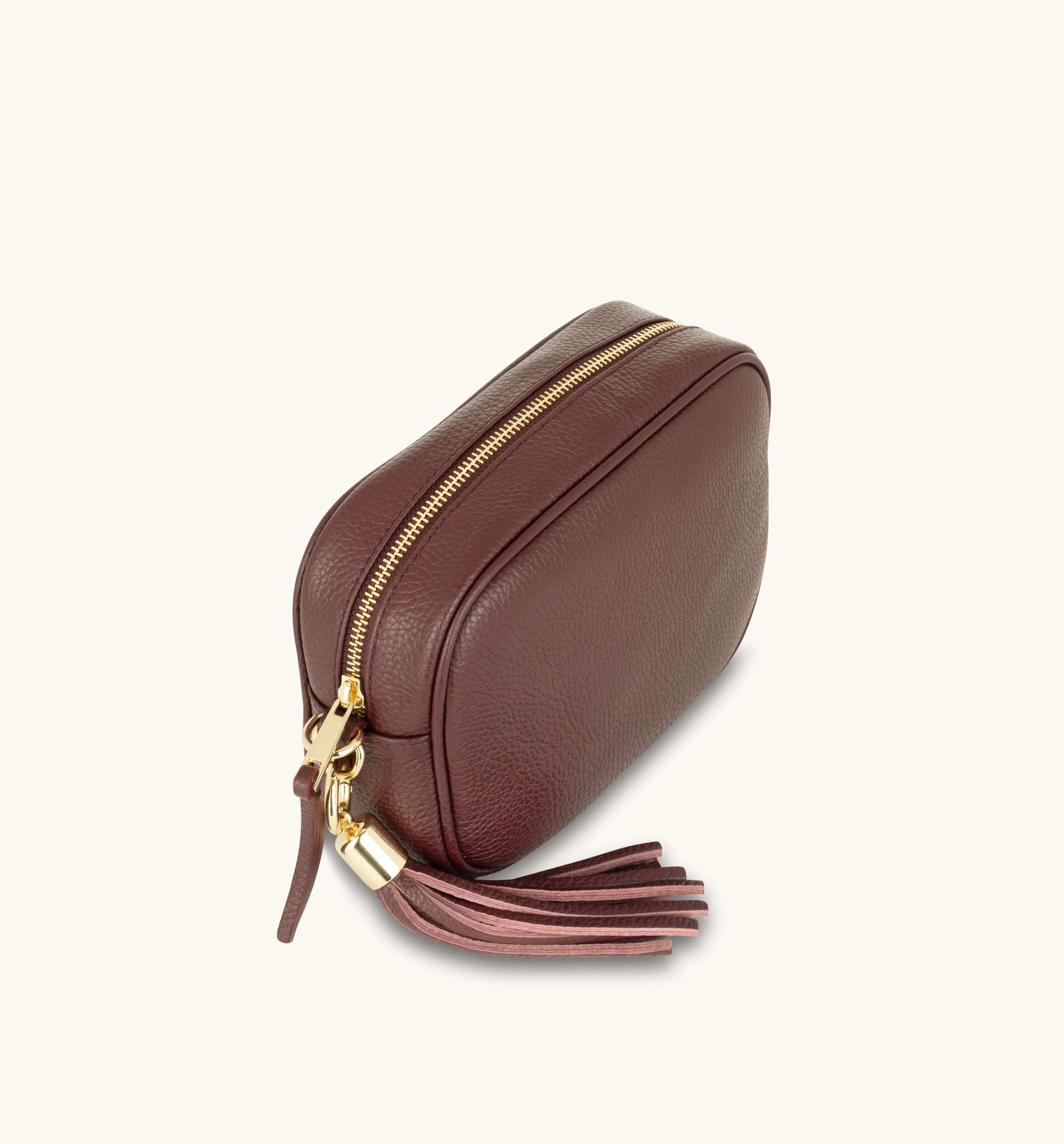 The Tassel Port Leather Crossbody Bag