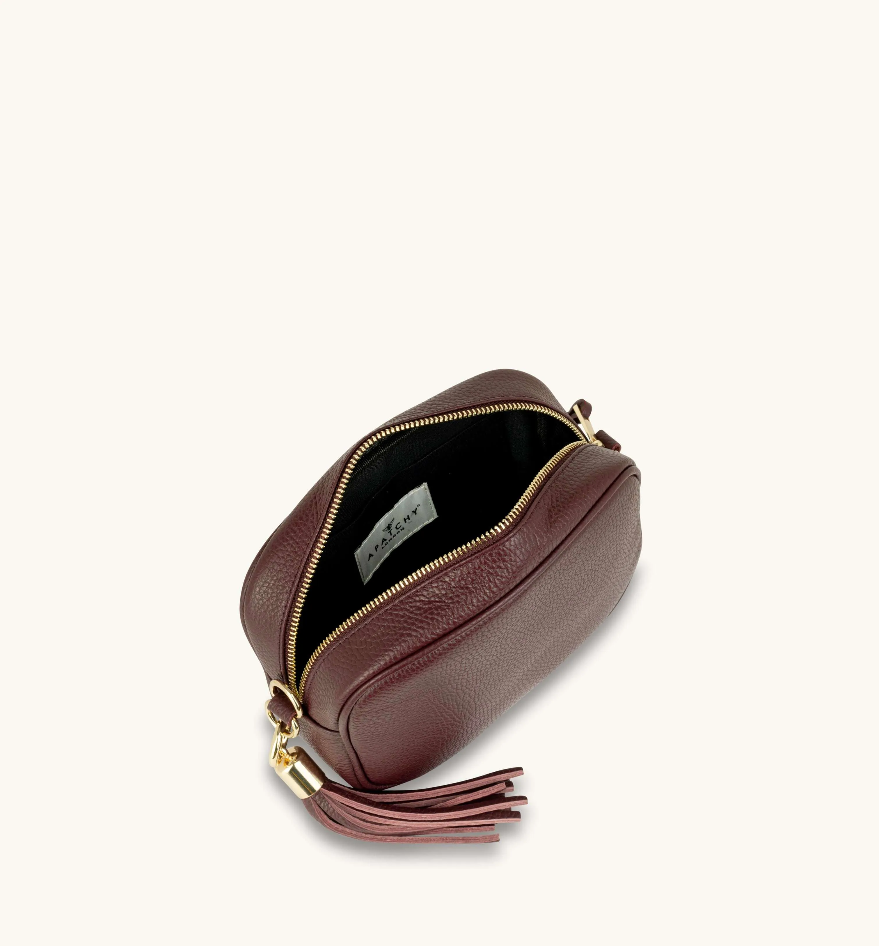 The Tassel Port Leather Crossbody Bag