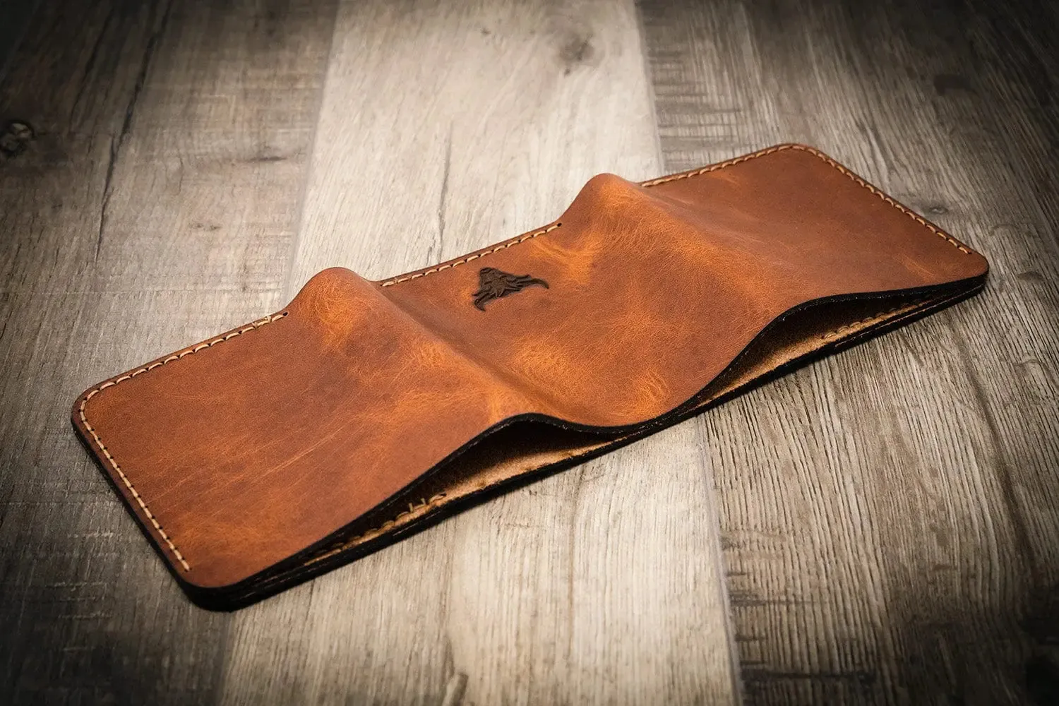 The Trinity Trifold Wallet - Chestnut Brown